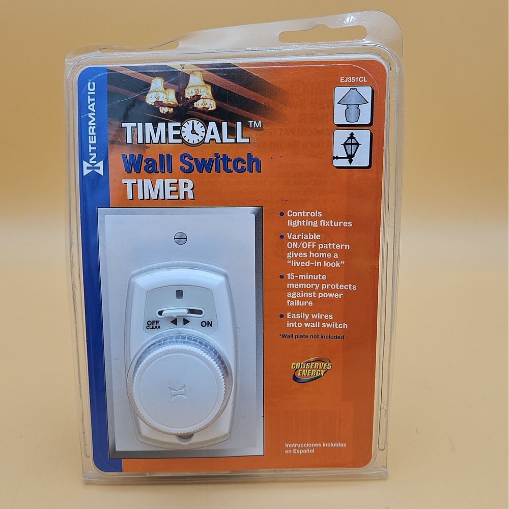 Intermatic Wall Switch Timer 24 Hour Programmable EJ351CL White New
